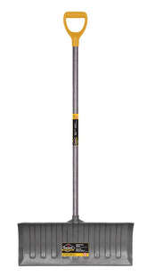 Garant GIPP26KDU Snow Pusher, 26 in W Blade, Polypropylene Blade, Gray